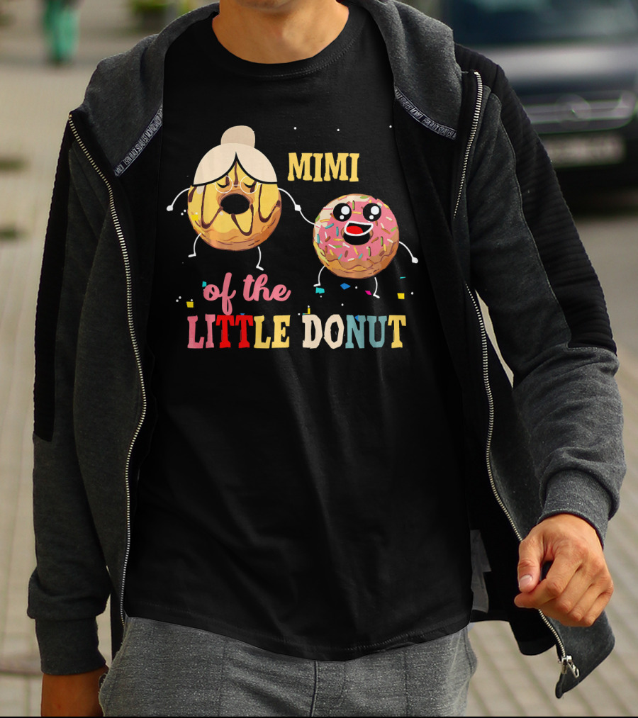 Mimi Of The Little Donut Birthday Celebration With Cute Donuts T-Shirt