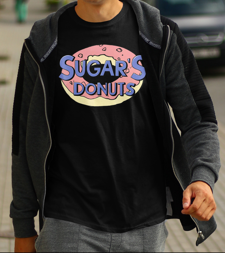 Marvel Captain Marvel Sugar's Donuts Grap Donut T-Shirt