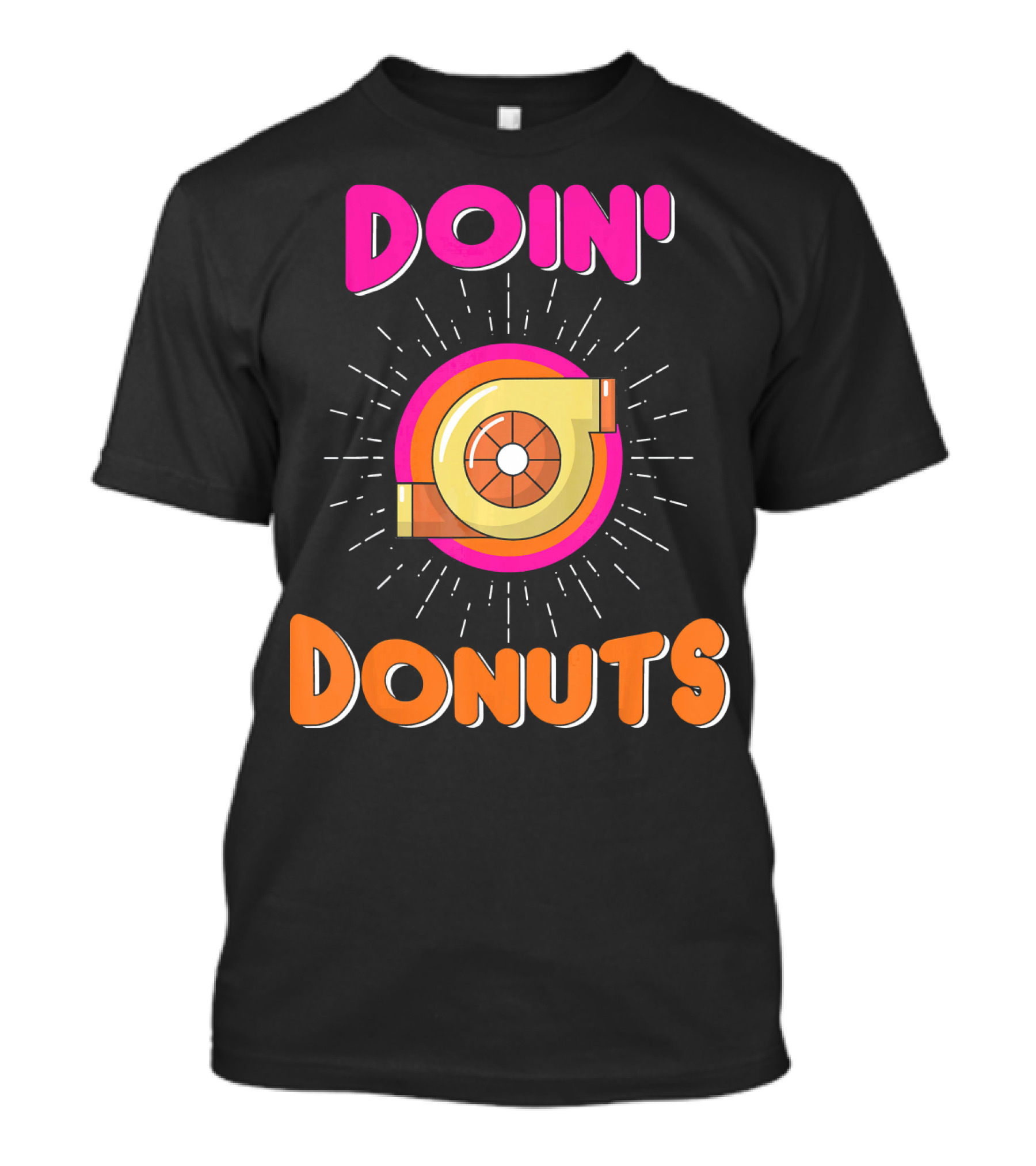 Doin Donuts Drift Racing Car Enthusiast Turbocharger Wheel T-Shirt