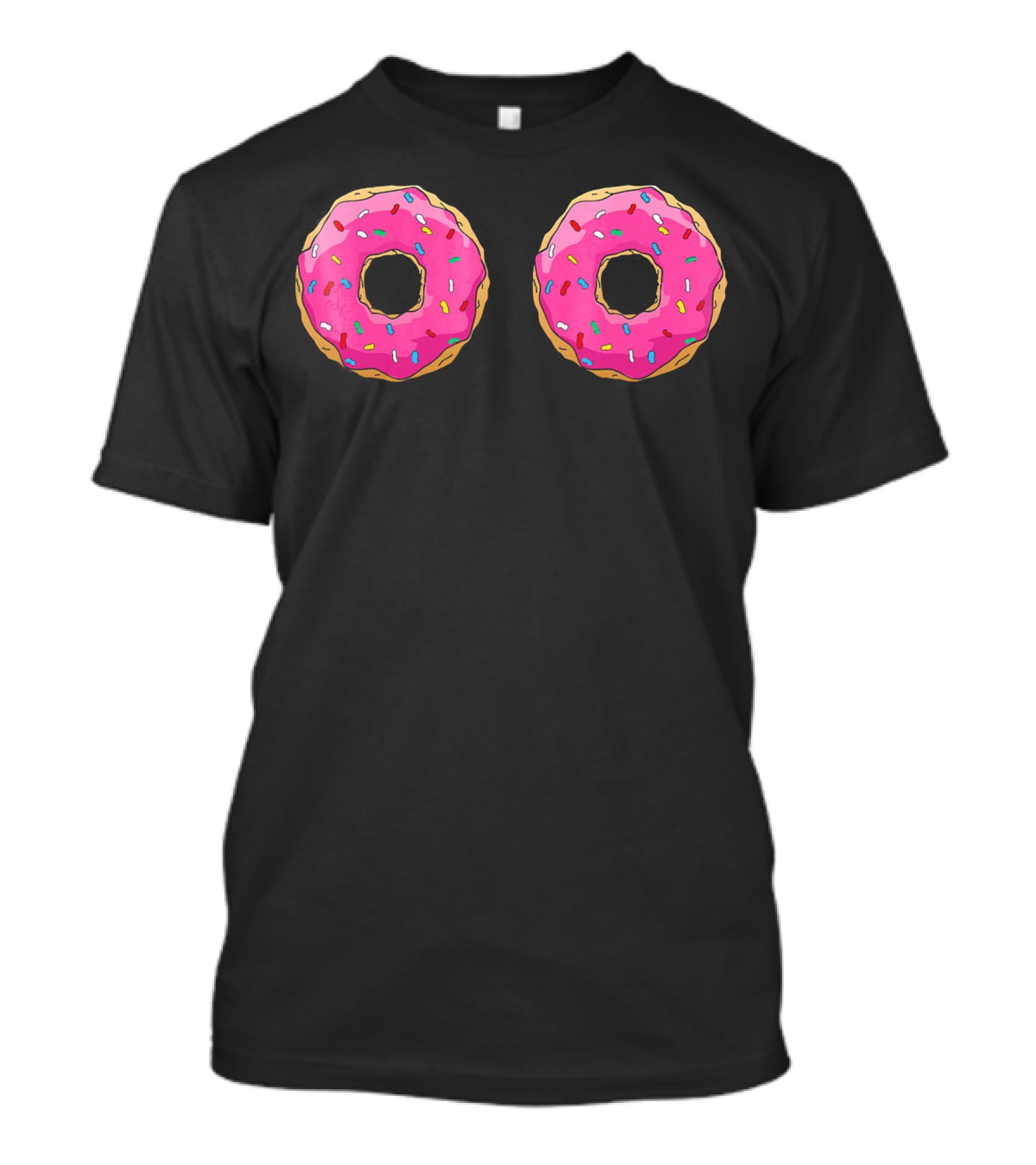 Funny Pink Sprinkle Donut Doughnut T-Shirt
