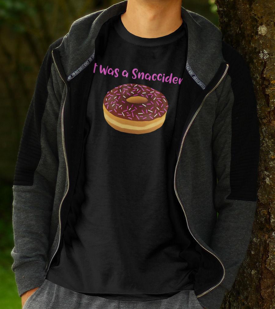 It Was A Snaccident Accidentally Eating Chocolate Sprinkle Donut T-Shirt