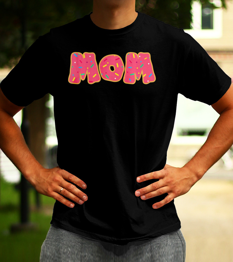Funny Donut Sprinkle MOM T-Shirt