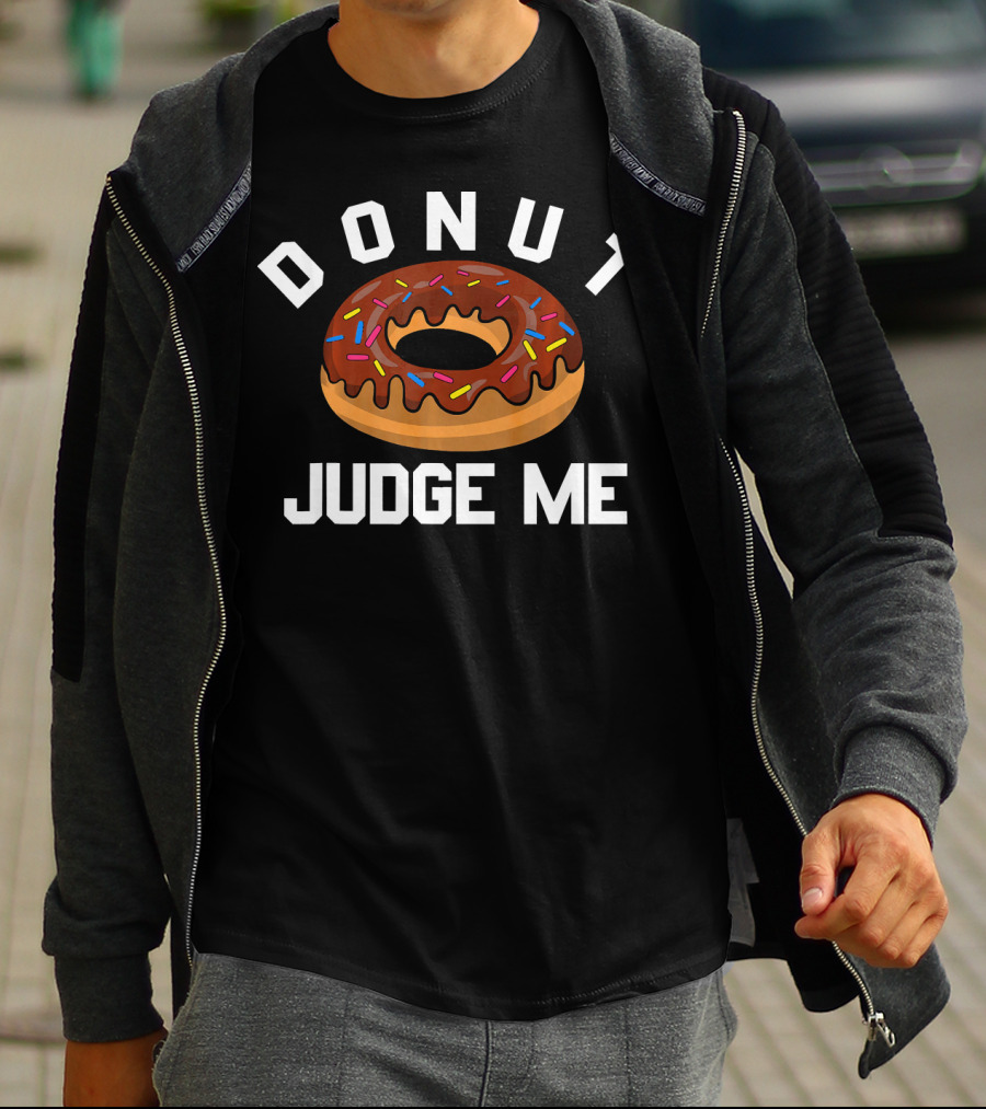Donut Judge Me Chocolate Frosted With Sprinkles T-Shirt