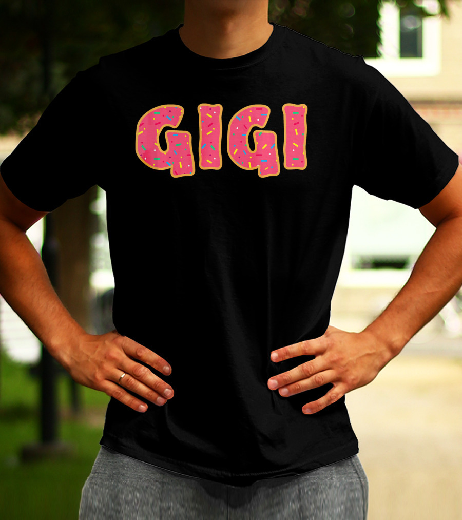 Gigi Donut Sprinkle Grandma T-Shirt