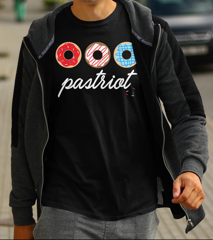 USA Pastriot Donuts Red White Blue T-Shirt