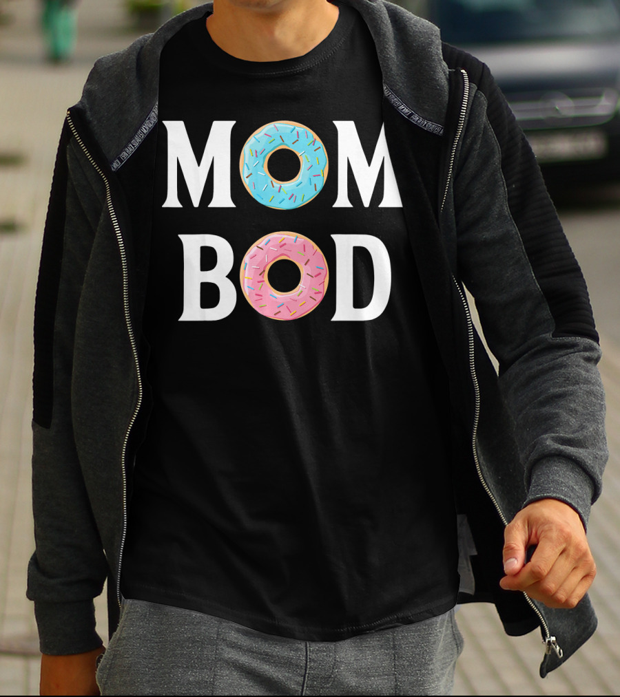 Mom Bod Donut Lover Sprinkle T-Shirt