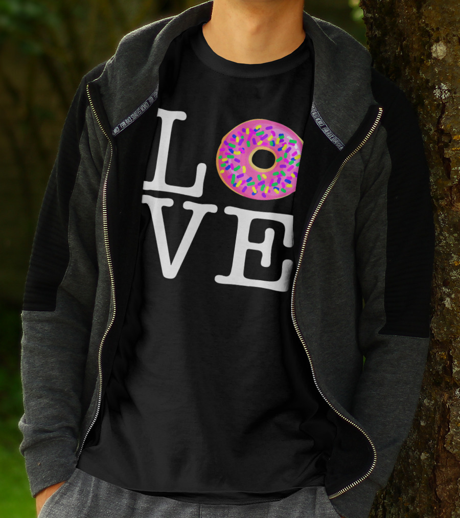 LOVE Donut Pink Sprinkles T-Shirt
