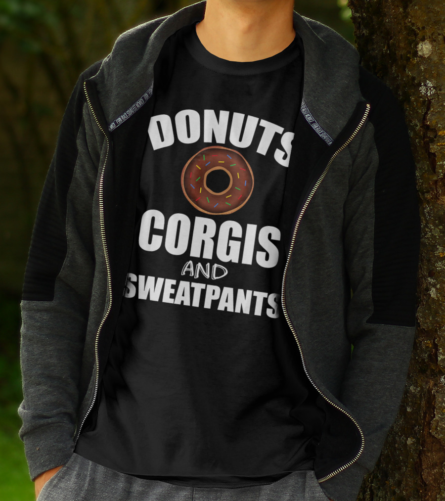 DONUTS CORGIS AND SWEATPANTS T-Shirt