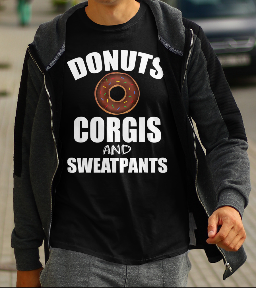 DONUTS CORGIS AND SWEATPANTS T-Shirt
