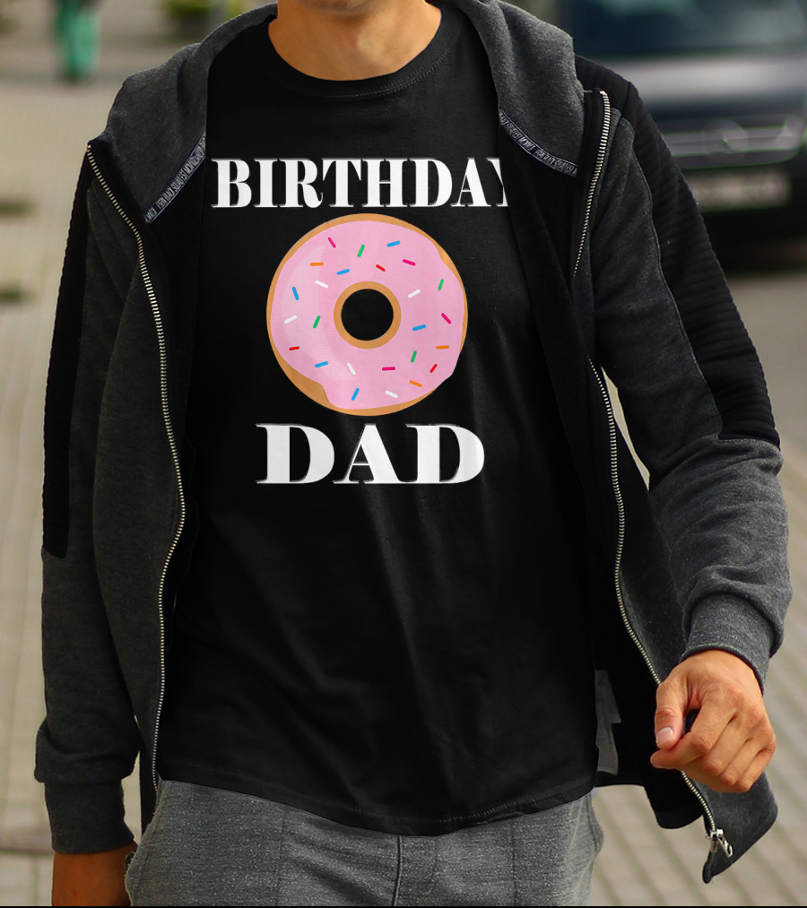 Birthday Donut Dad Party T-Shirt