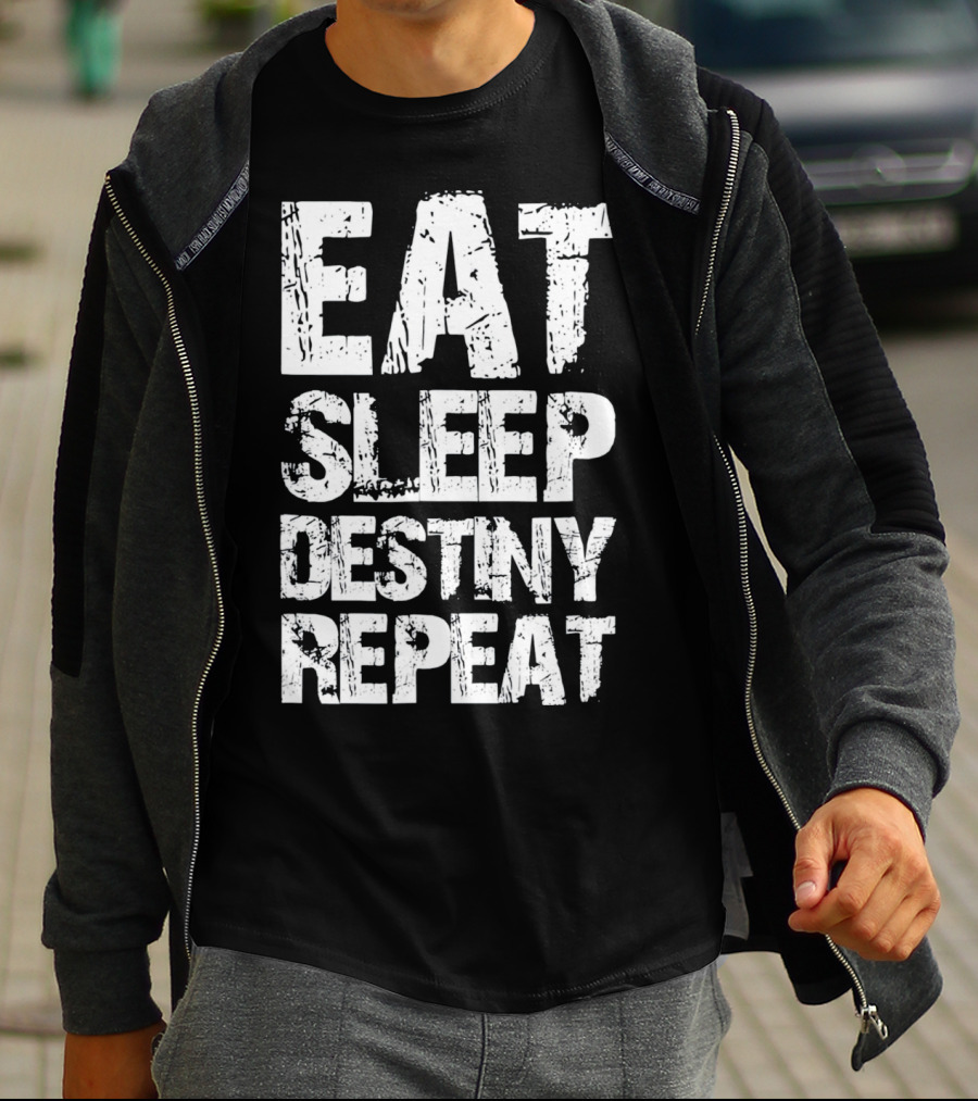 Eat Sleep Destiny Repeat Gaming Lifestyle Routine T-Shirt