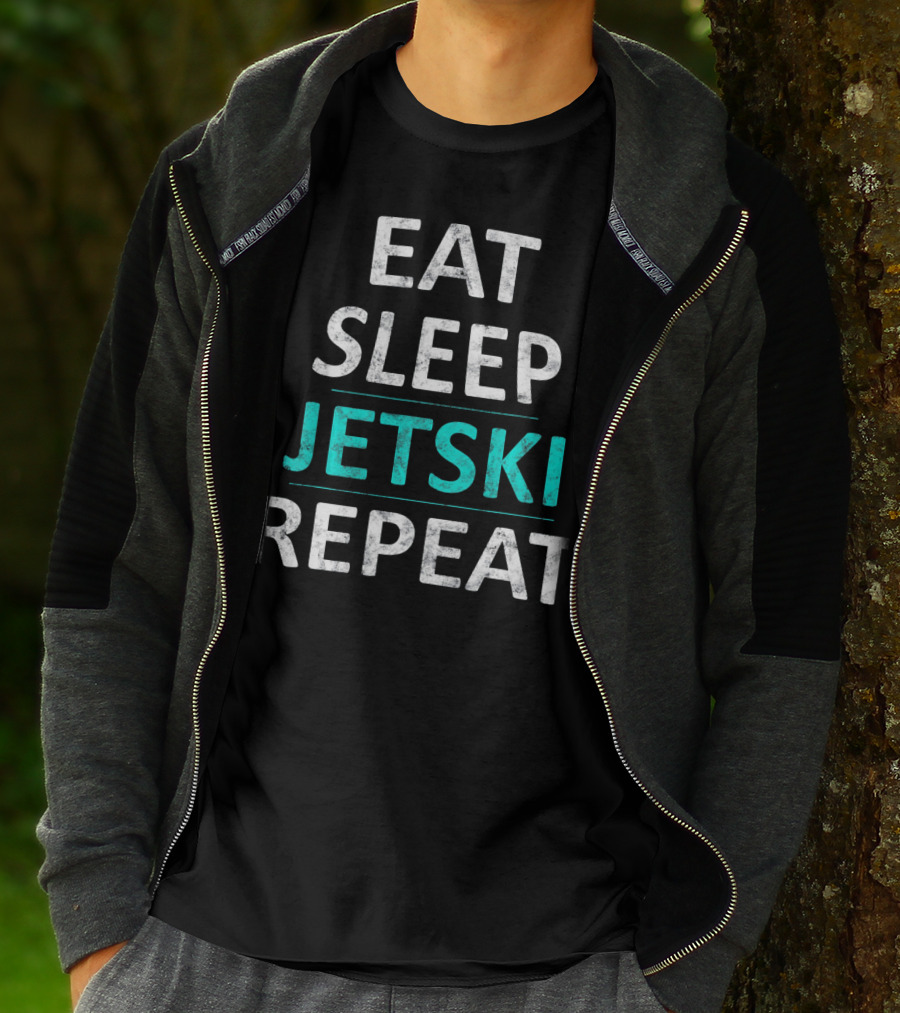 Eat Sleep Jetski Repeat Jet Ski Water Sports Adventure T-Shirt