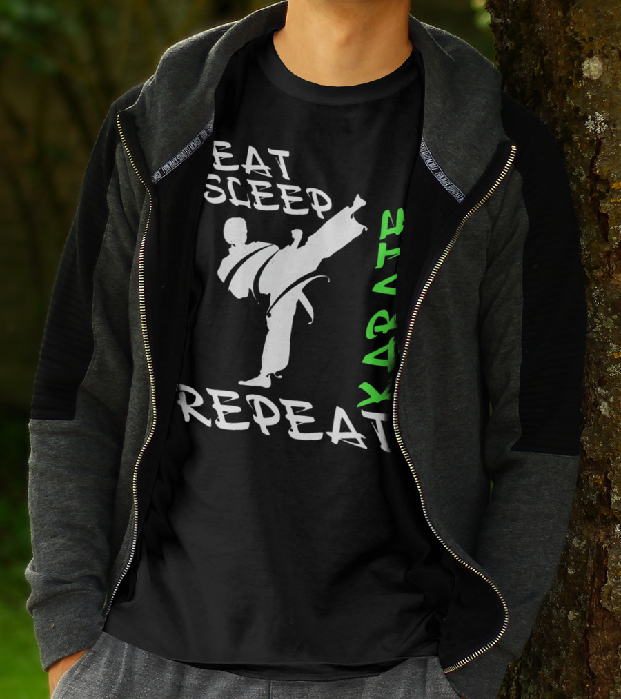 Eat Sleep Karate Repeat T-Shirt
