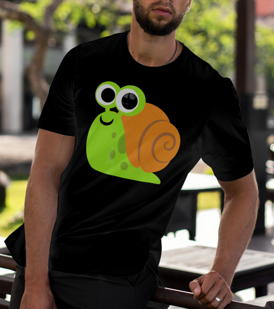 Cute Snail Emoji Lovers Shell T-Shirt
