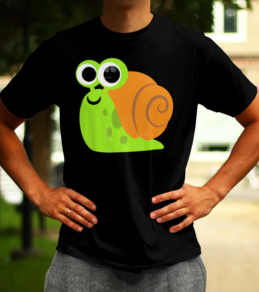 Cute Snail Emoji Lovers Shell T-Shirt