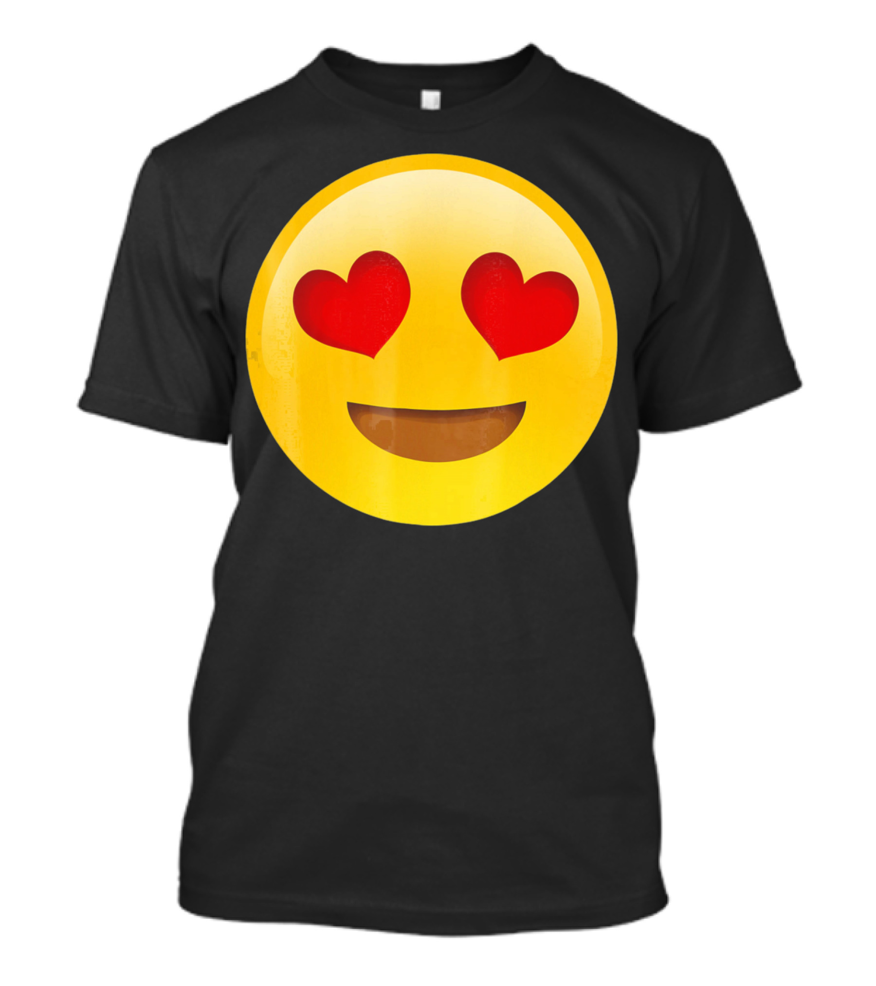 Emoji R Us Heart Eyes Smiley Love T-Shirt