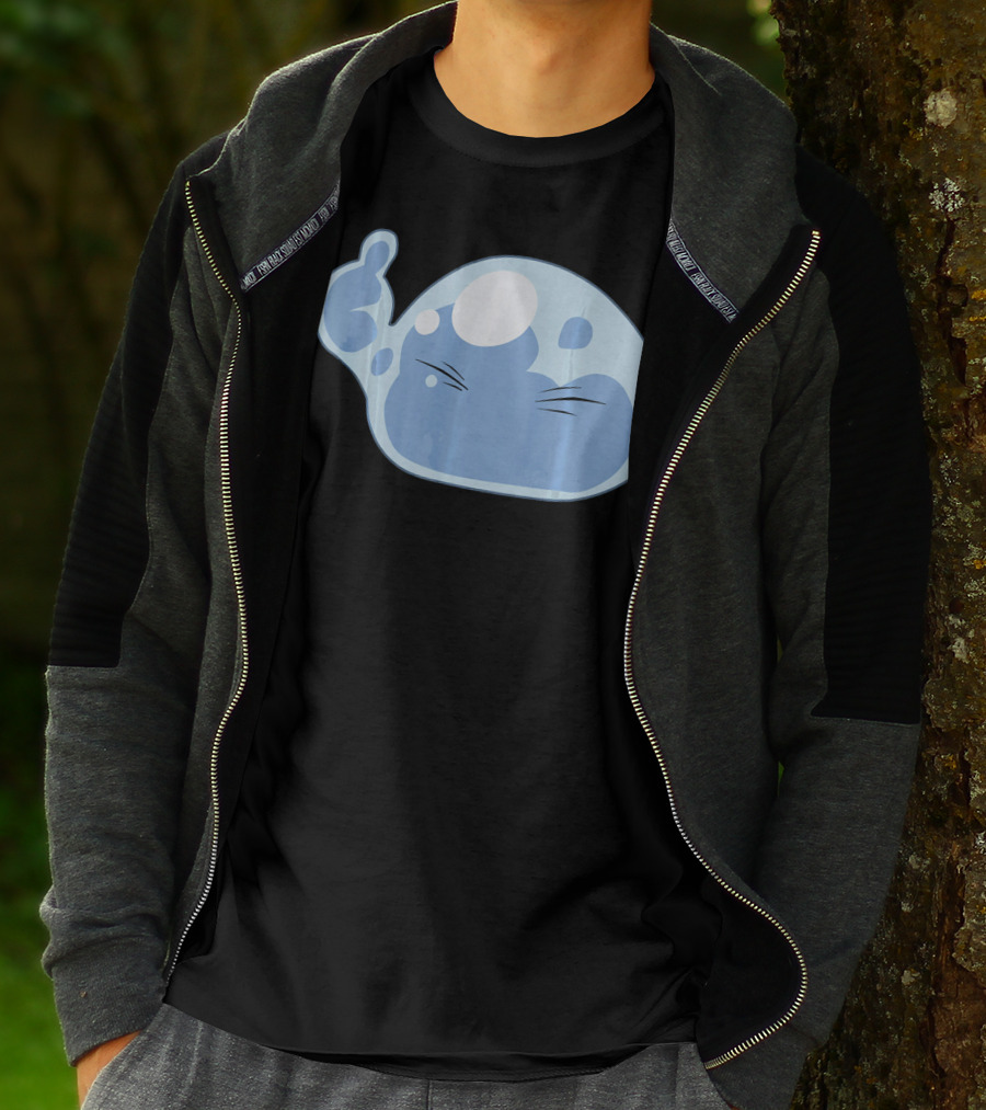 Thumbs Up Emoji Slime Anime Face T-Shirt