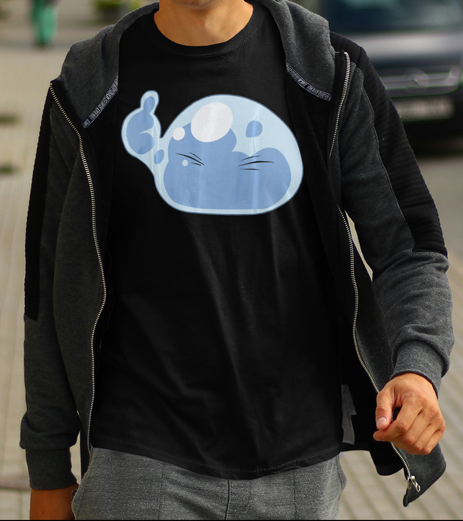 Thumbs Up Emoji Slime Anime Face T-Shirt