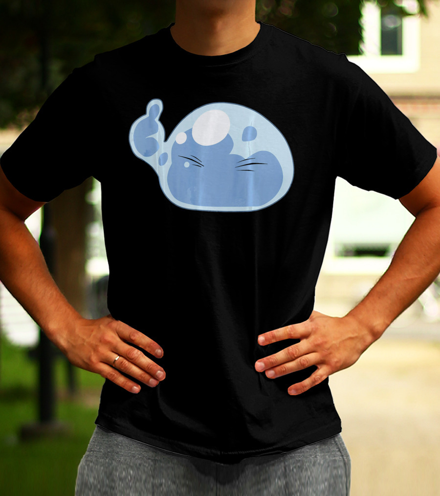 Thumbs Up Emoji Slime Anime Face T-Shirt