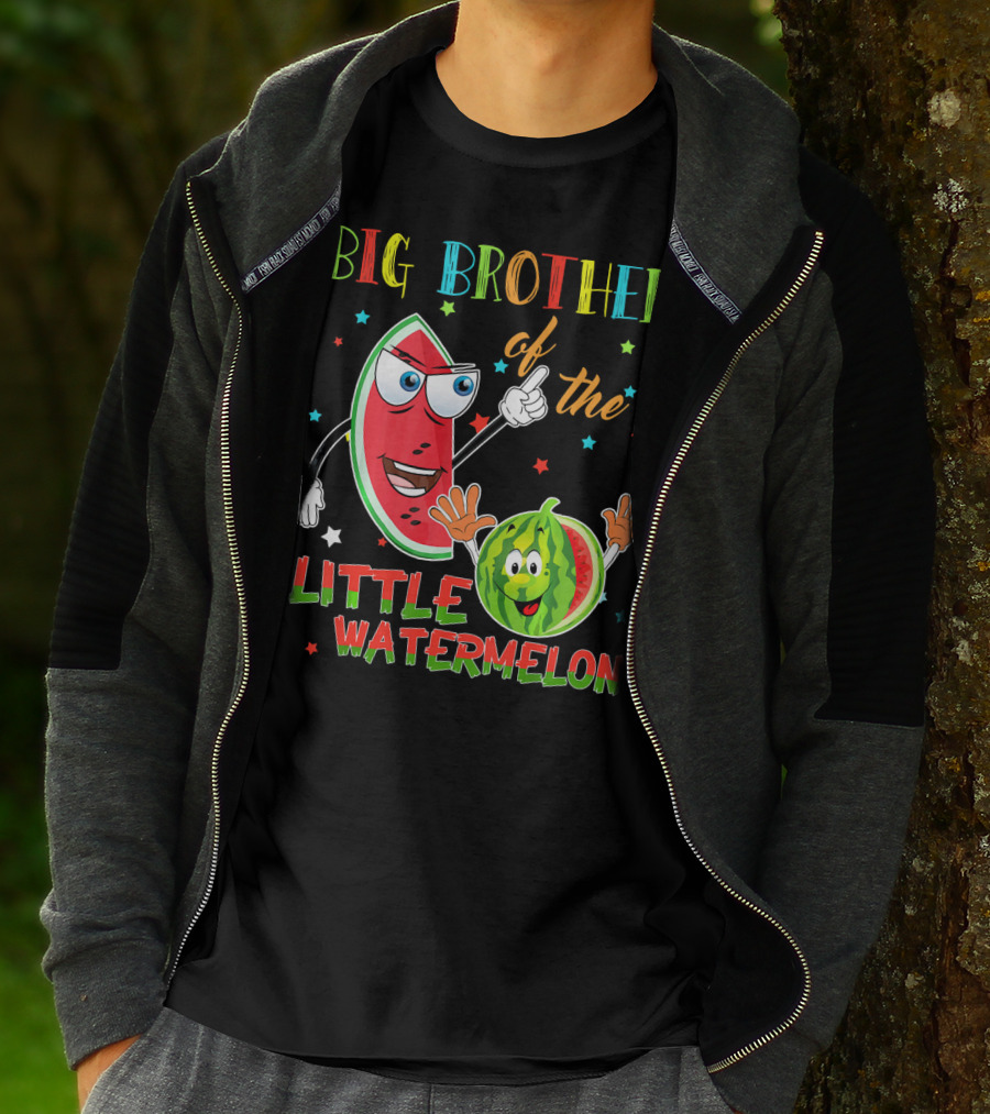 Big Brother Of The Little Watermelon Birthday T-Shirt