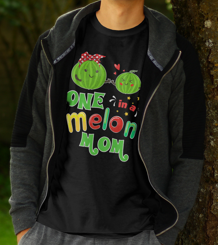 One In A Melon Mom Summer Tropical T-Shirt