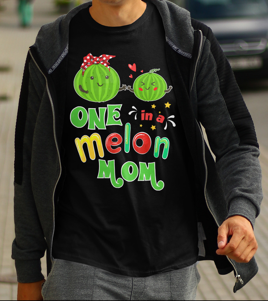 One In A Melon Mom Summer Tropical T-Shirt