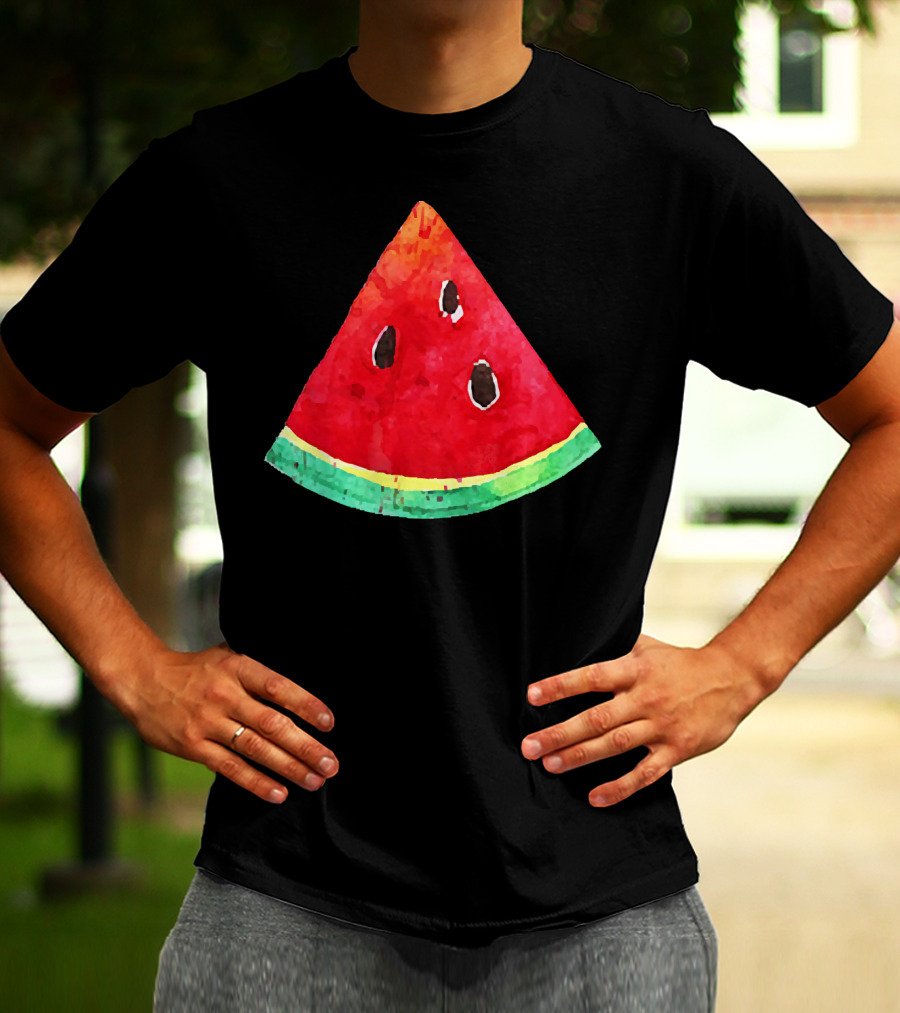 Watermelon Slice Fun Fruit Group Costume T-Shirt