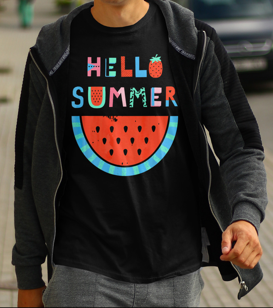 Hello Summer Fun Watermelon T-Shirt