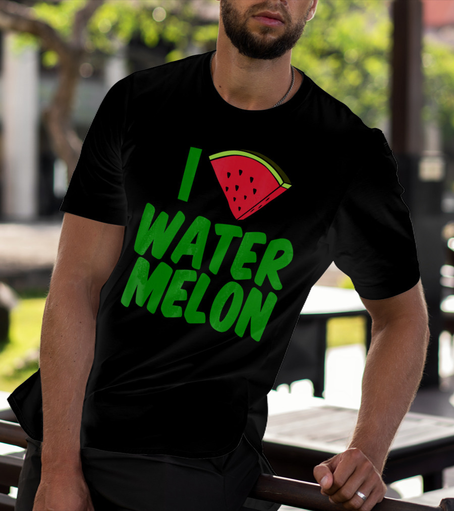 I Love Watermelon Slice Top T-Shirt