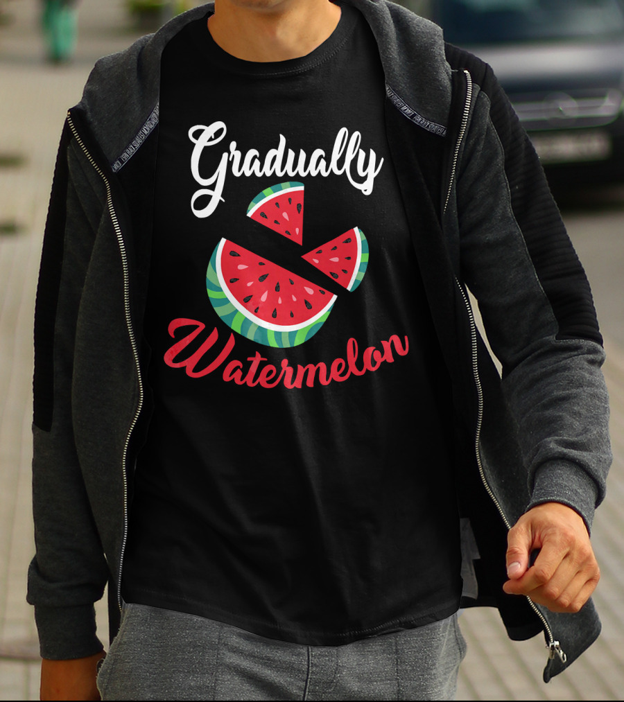 Gradually Watermelon Watermelon Slice T-Shirt
