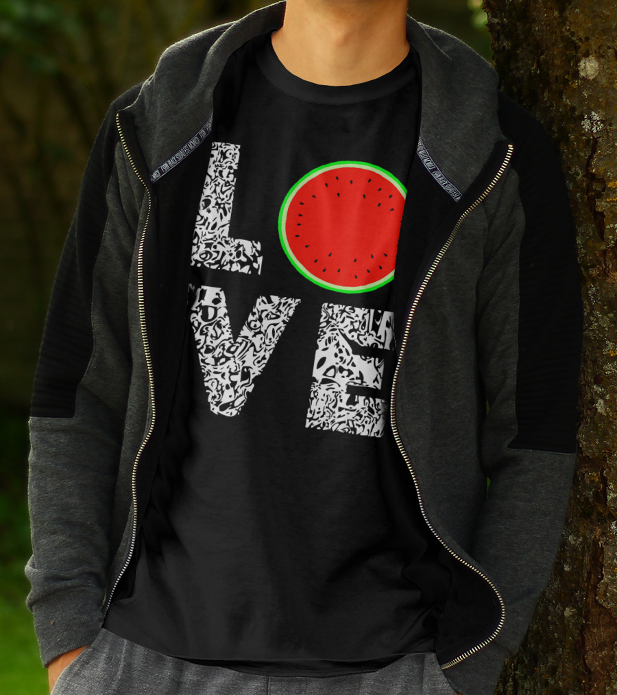 LOVE Watermelon Love Tropical Melon Summer T-Shirt