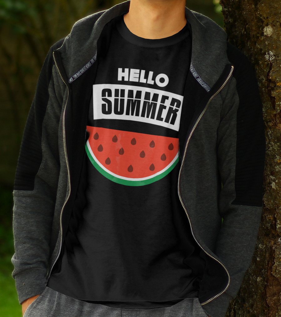 Hello Summer Watermelon Slice T-Shirt
