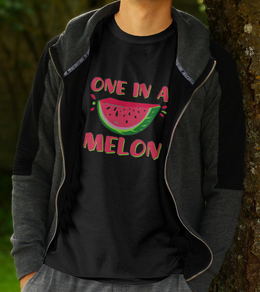 One In A Melon Kids Watermelon Slice T-Shirt