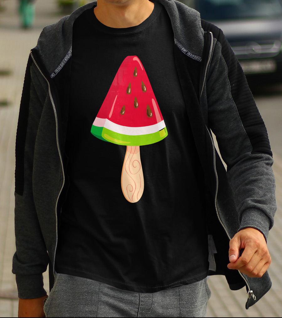 Watermelon Ice Cream Popsicle Treat T-Shirt