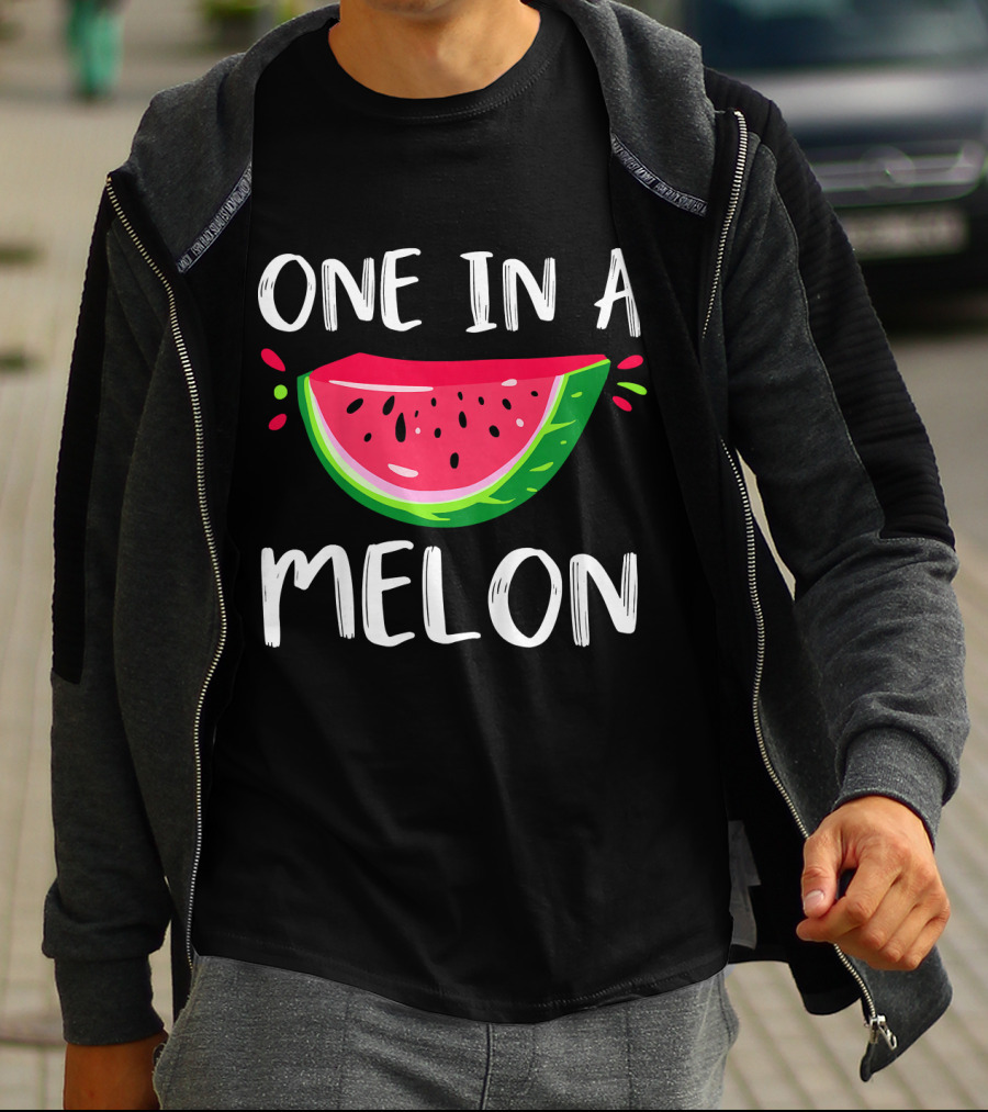 One In A Melon Kids Cute Watermelon Back To School T-Shirt