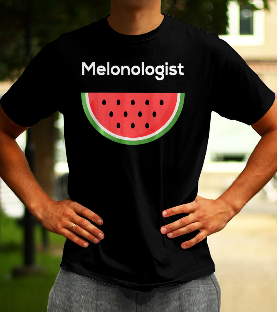 Melonologist Cute Watermelon Slice T-Shirt