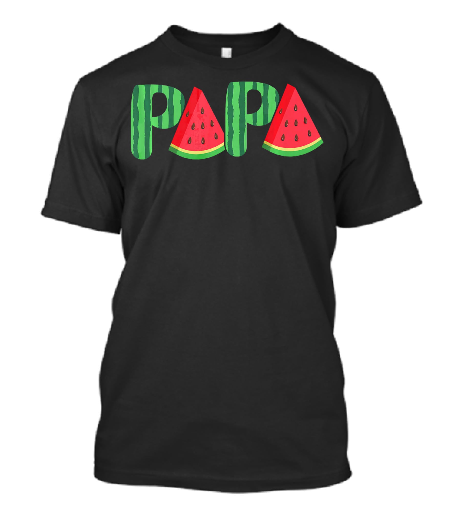 PaPa Watermelon Funny Fathers T-Shirt