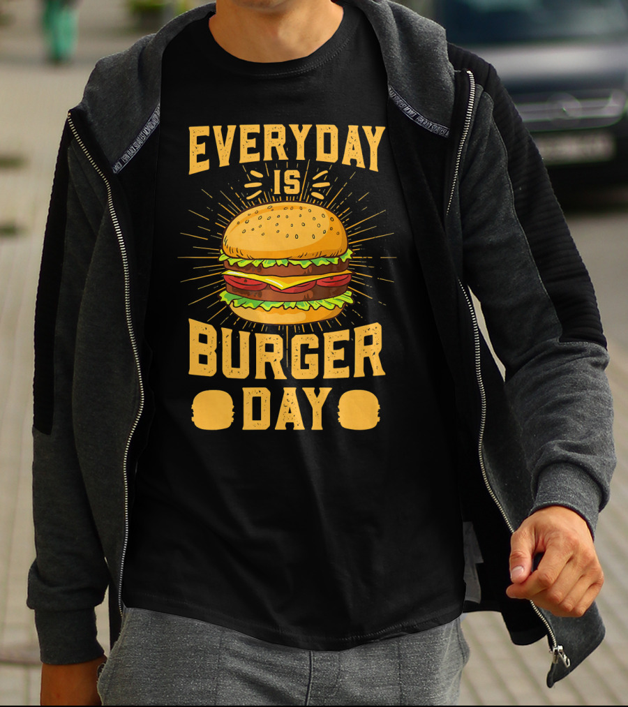 Every Day Is Burger Day BBQ Hamburger T-Shirt