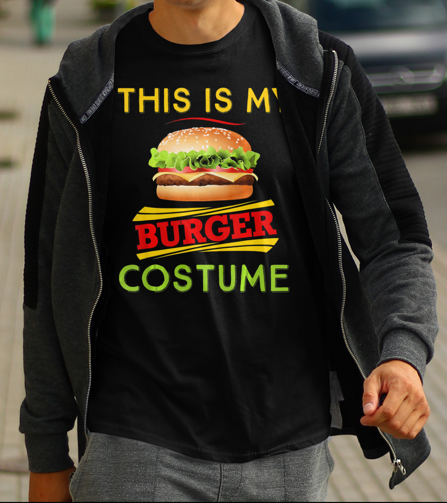 This Is My Burger Costume Halloween T-Shirt