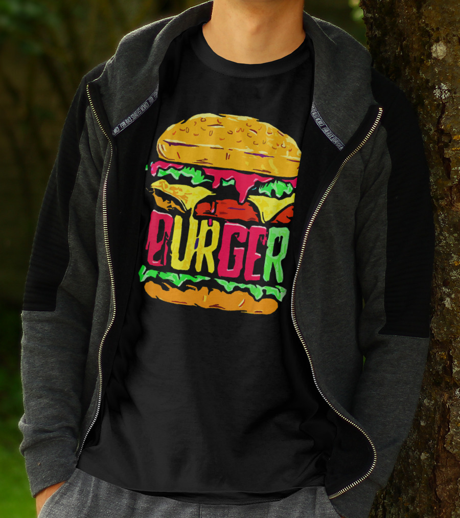 Burger Layers Giant Hamburger T-Shirt
