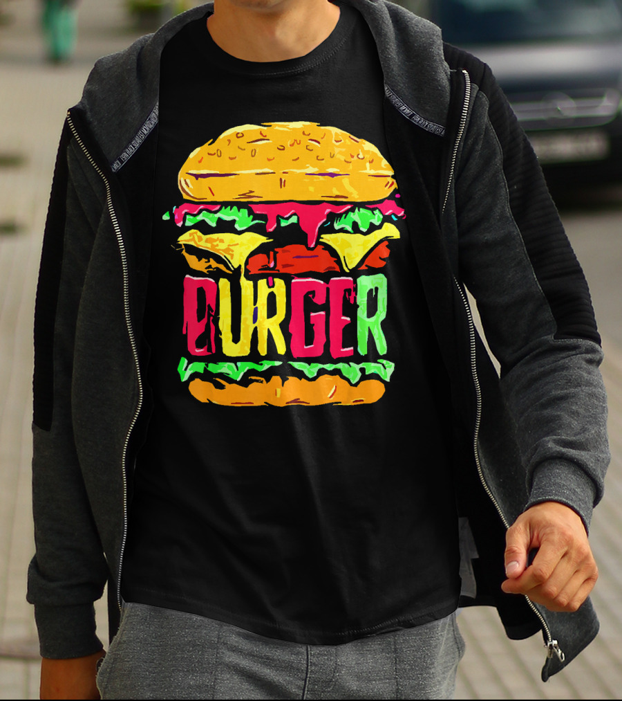Burger Layers Giant Hamburger T-Shirt