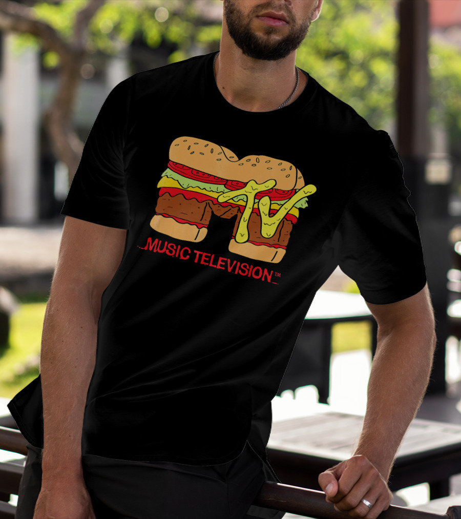 MTV Music Television Hamburger T-Shirt