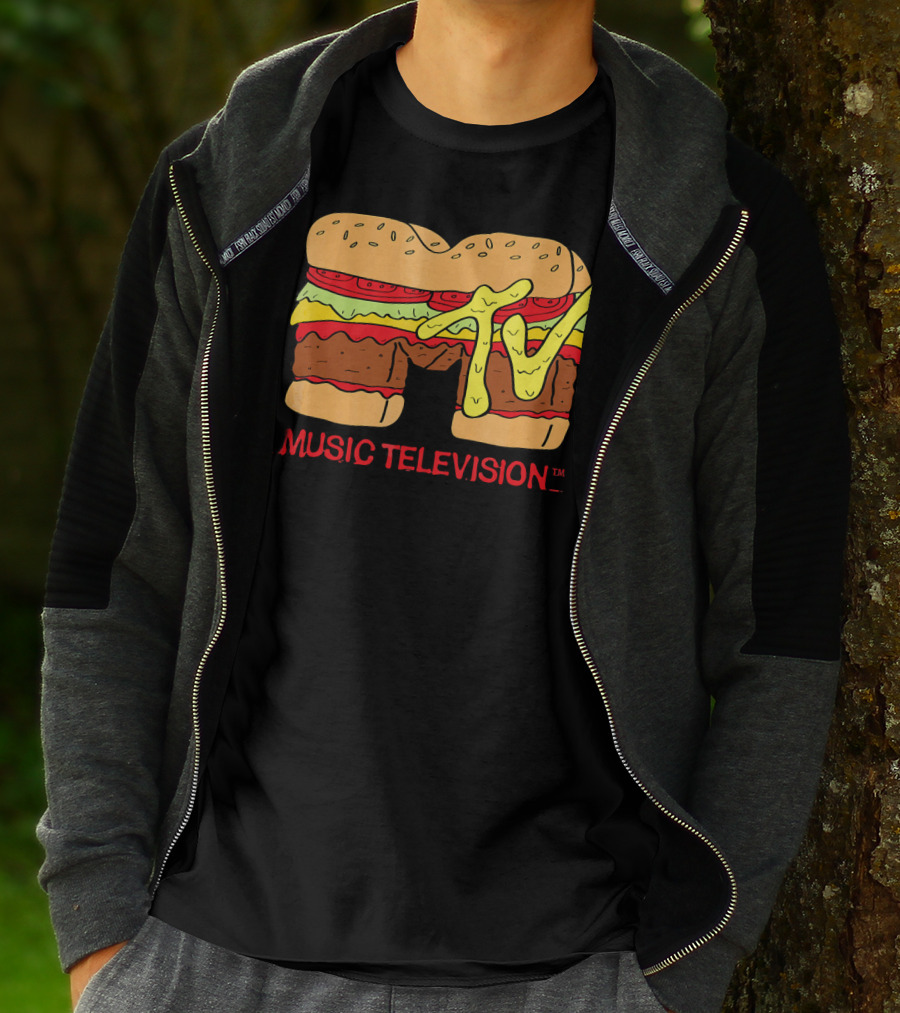 MTV Music Television Hamburger T-Shirt