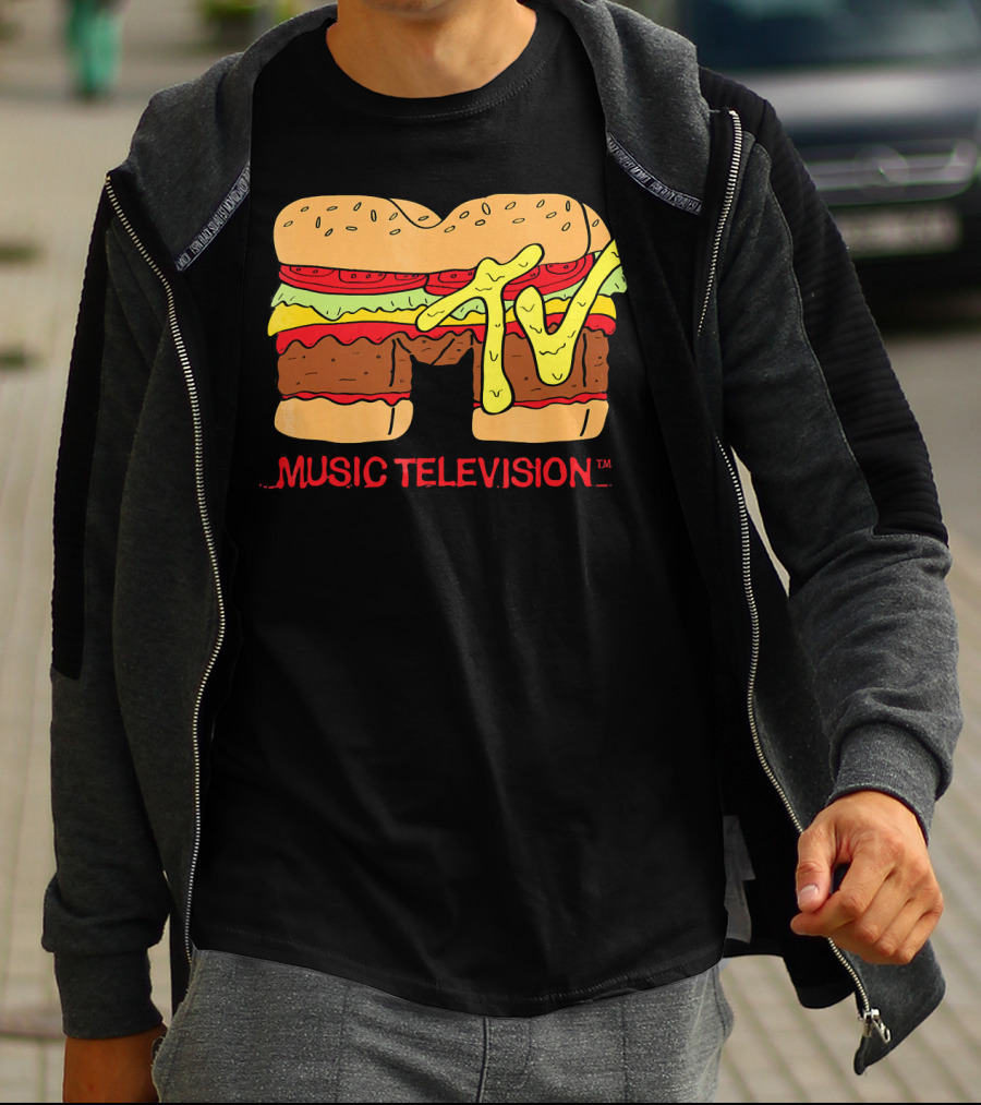 MTV Music Television Hamburger T-Shirt