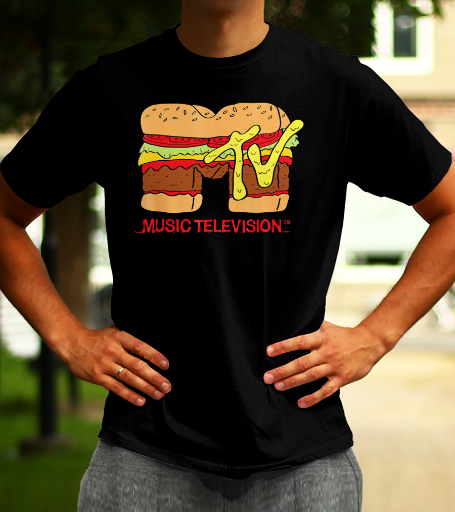 MTV Music Television Hamburger T-Shirt