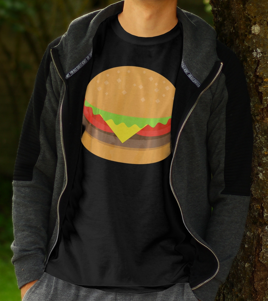 Hamburger Cheeseburger Emoji Emoticon Icon Burger T-Shirt