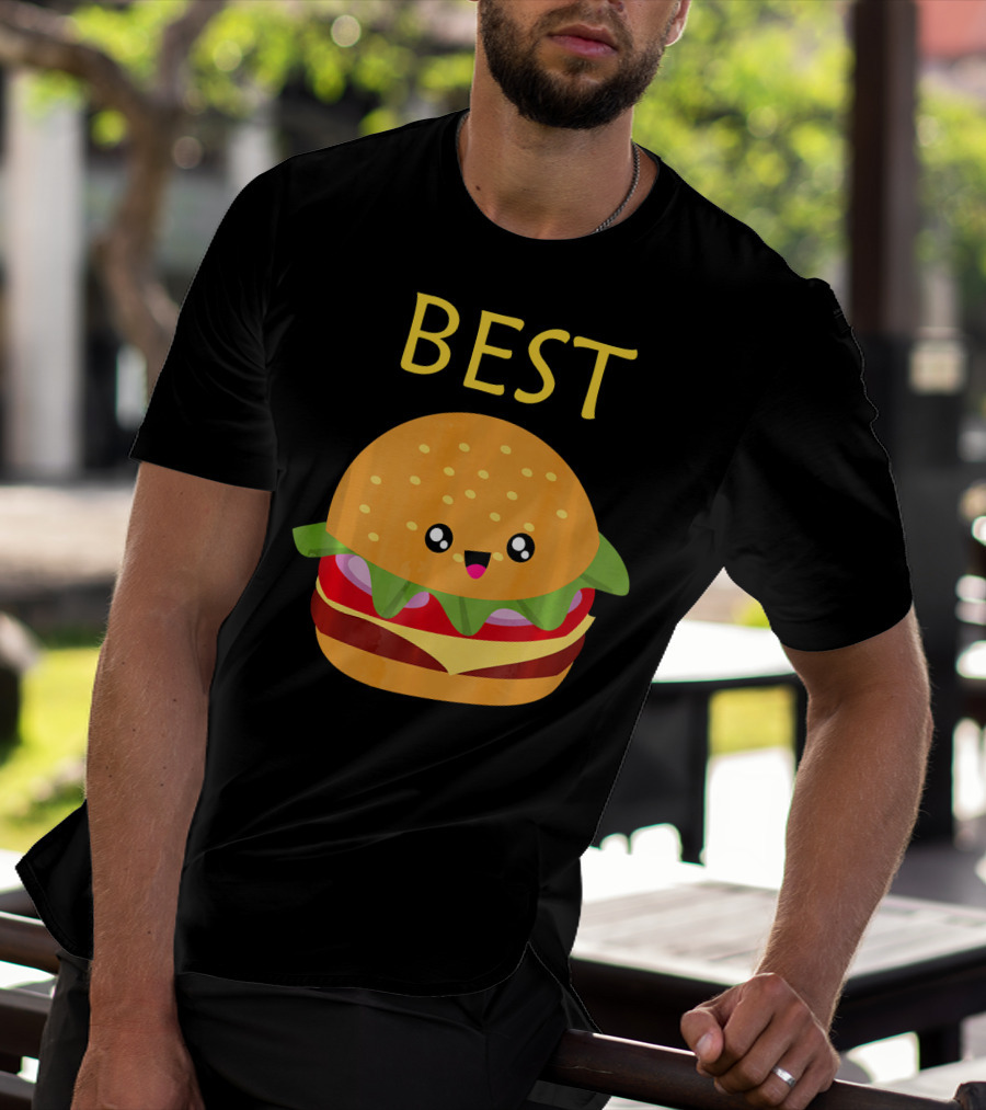 BEST Matching Set Burger And Fries T-Shirt