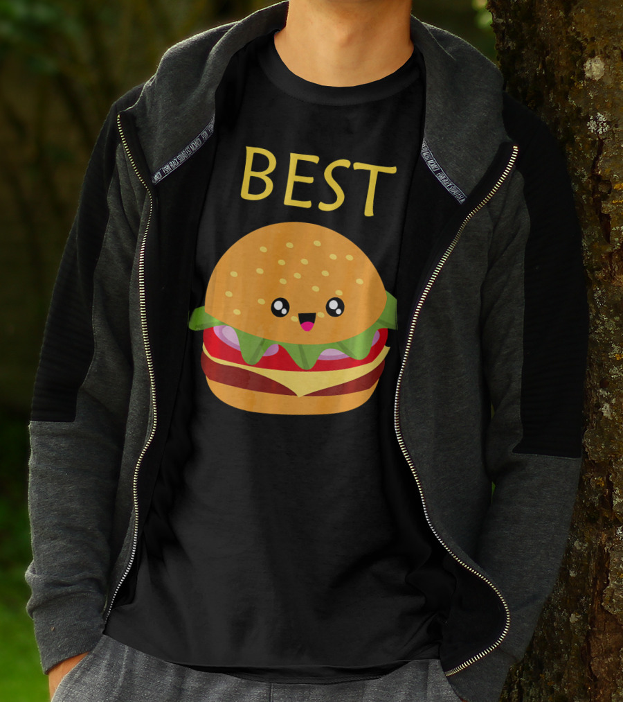 BEST Matching Set Burger And Fries T-Shirt