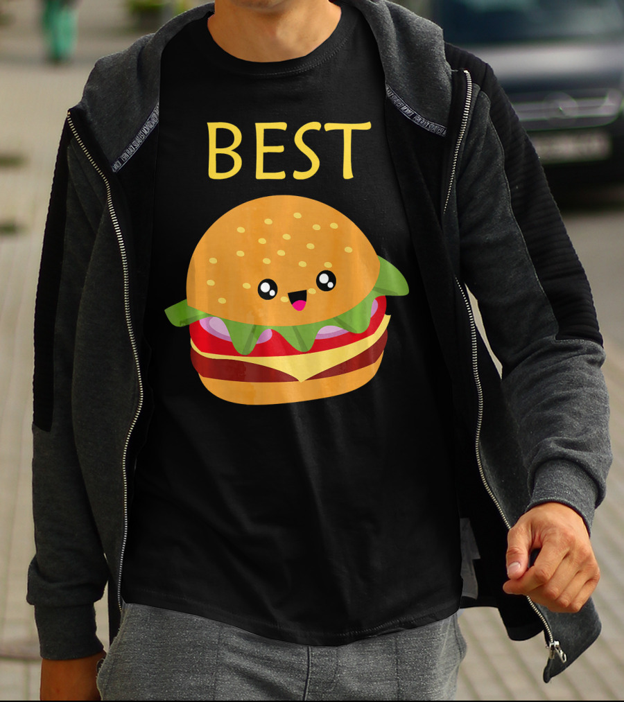 BEST Matching Set Burger And Fries T-Shirt