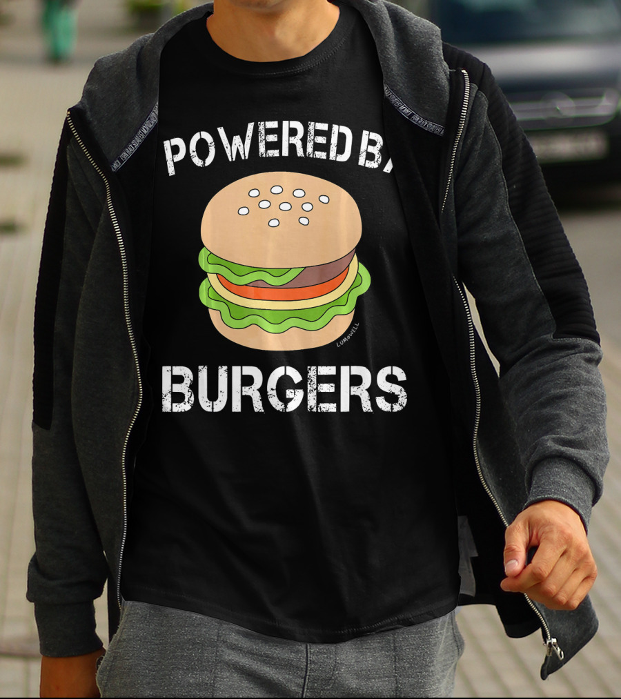 Powered By Burgers Burger Powered By Burger T-Shirt